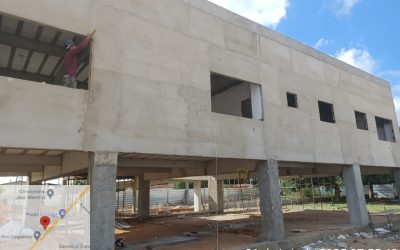Andamento da obra da nossa sede, previsão de entrega dia 05 de abril de 2025.